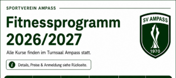 Fitnessprogramm Plan 2026 2027